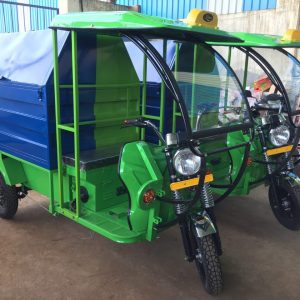 electric hydraulic garbage van