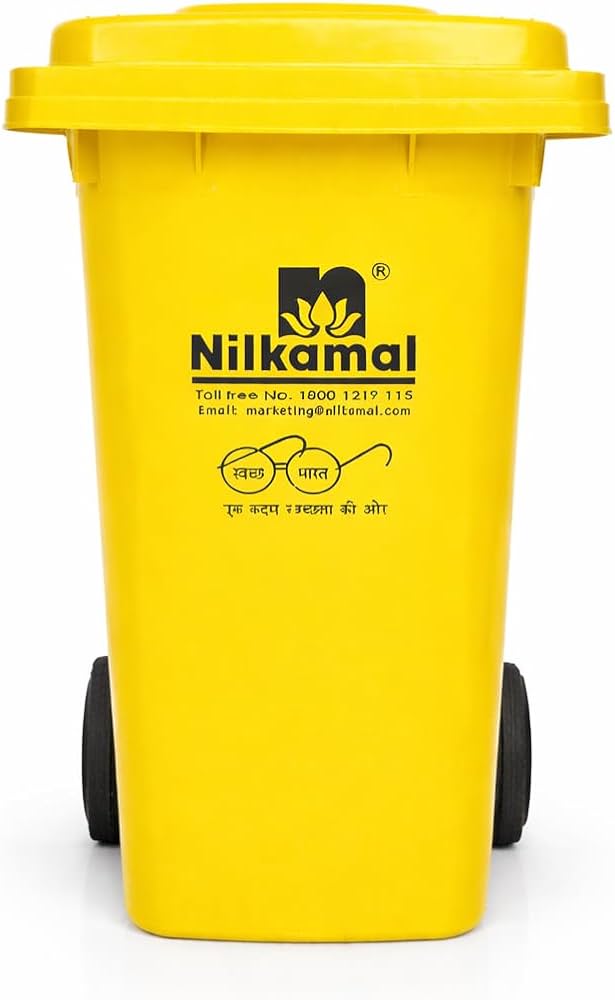 Wheel Plastic dustbin 120litter